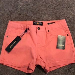 Girls Salmon Color Lucky Brand Shorts